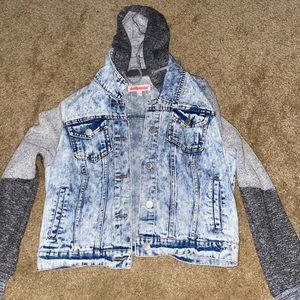 Hooded Denim Jacket